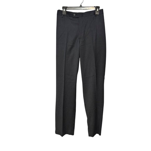 Arrow Other - Arrow Mens Modern Fit Flat Front Dress Pants 42x32 Dark Blue MSRP $80 NWT